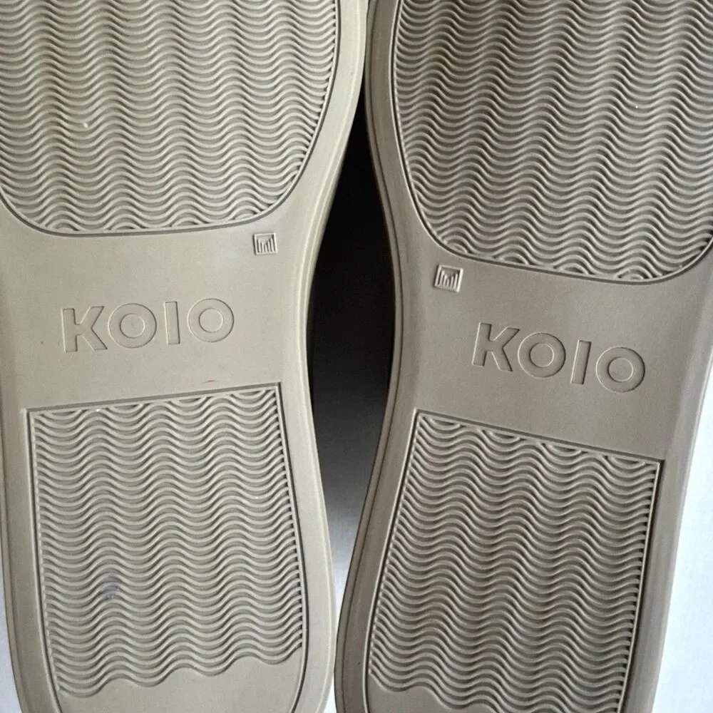 KOIO Capri Men's Low Top Sneakers Size 38 Italy Leather Shoes Taupe Tan Perfect
